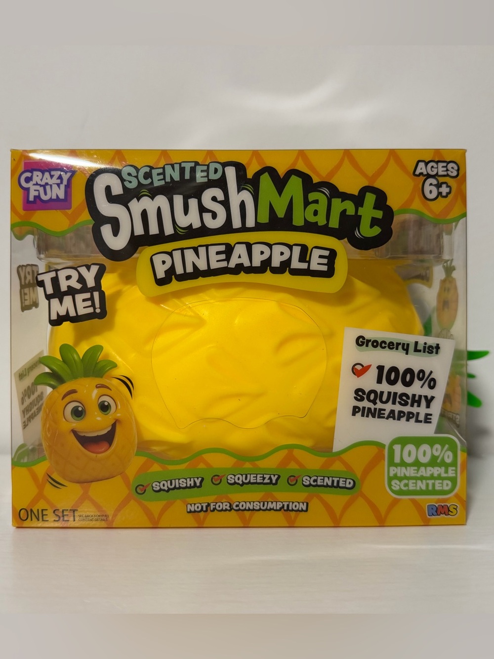 Scented SmushMart Pineapple Squishy Toy Squeezy fidget toy